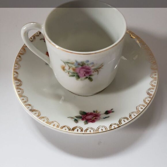 S.G.K. China Cup and Saucer Made in Occupied Japan - Picture 10 of 13